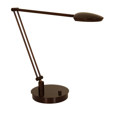 Pelle Bendable Arm LED Table Lamp W / Round Base