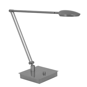 Pelle Bendable Arm LED Table Lamp W / Square Base