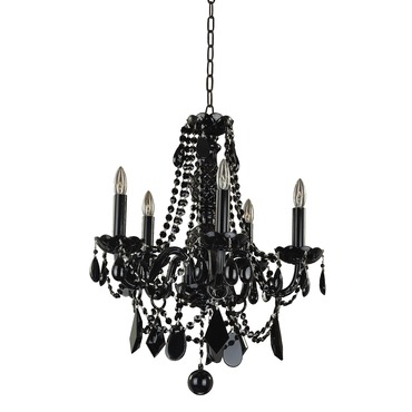 Black Tie 5 Light Chandelier