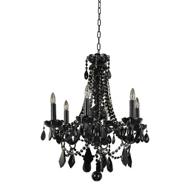 Black Tie 6 Light Chandelier