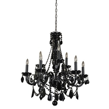 Black Tie 9 Light Chandelier