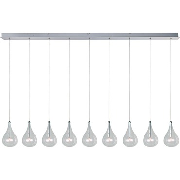 Larmes 9 Light Linear Suspension