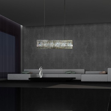 Glitterbox Suspension by Swarovski Crystal Pa