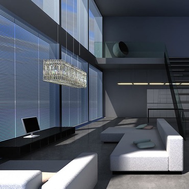 Glitterbox Suspension by Swarovski Crystal Pa