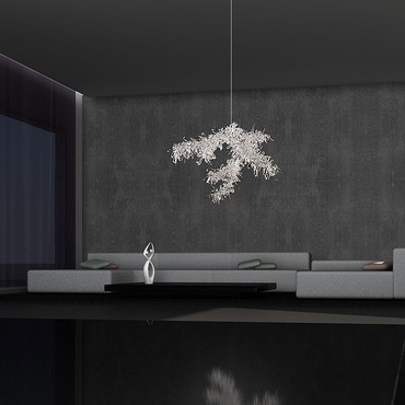 Ice Branch Suspension by Swarovski Crystal Pa