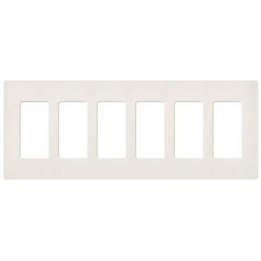 Satin Colors 6 Gang Wall Plate