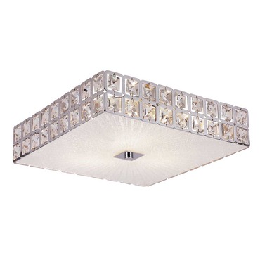 Sunburst Square Flush Mount Ceiling