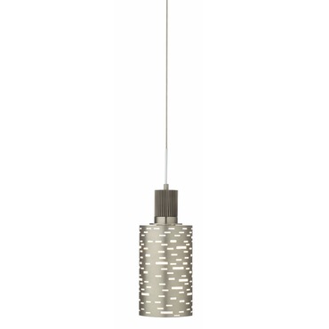 LED Perforated Steel Pendant