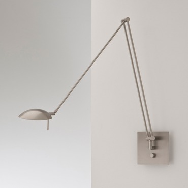Bernie LED Reading Swing Arm Wall Lamp