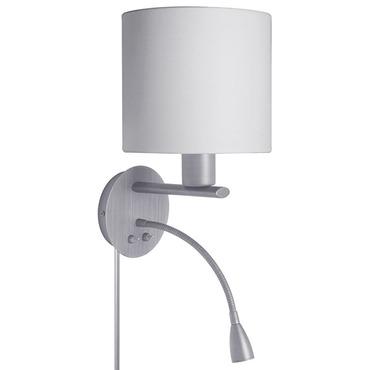Wall Sconce with LED Reading Lamp Wall Sconce with LED Reading Lamp