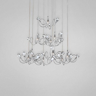 Volare 10 Light Round Chandelier