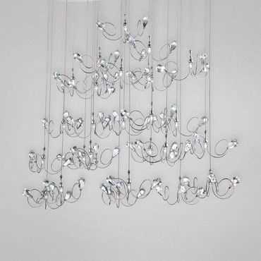 Volare 25 Light Oval Chandelier 