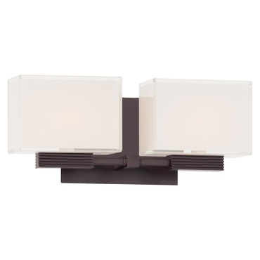 Cubism 2-Light Bath Bar