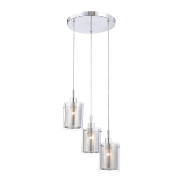 P963 Grid II 3-Light Pendant P963 Grid II 3-Light Pendant