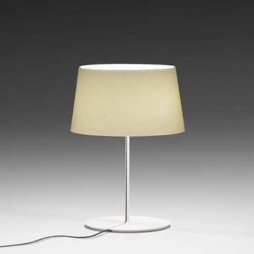 Warm Aluminum Shade Table Lamp