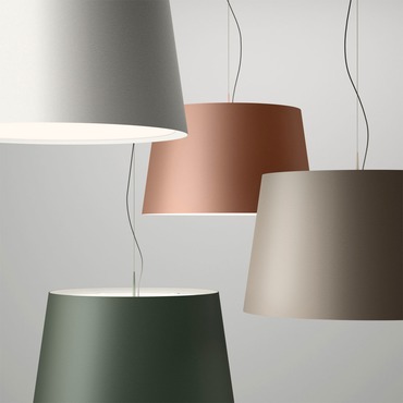 Warm Aluminum Shade Pendant