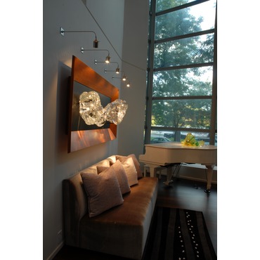 Monorail Wall Rebel Head on Canopy by Edge Lighting