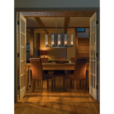 New Town 8 Light Chandelier by Hubbardton Forge