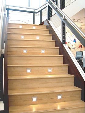 Step Recessed by Edge Lighting