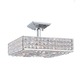 Chelsea Square Semi Flush Ceiling - Polished Chrome / Crystal Chelsea Square Semi Flush Ceiling - Polished Chrome / Crystal