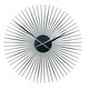 Striation Wall Clock - Black Striation Wall Clock - Black /