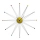 Wired Star Wall Clock - Chrome / Multicolor Wired Star Wall Clock - Chrome / Multicolor