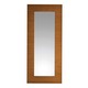 Monika Small Rectangle Mirror - Tan Walnut Monika Small Rectangle Mirror - / Tan Walnut