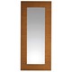Monika Large Rectangle Mirror - Tan Walnut Monika Large Rectangle Mirror - / Tan Walnut
