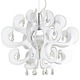 Bergamo Pendant - Chrome / White Bergamo Pendant - Chrome / White
