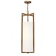 Hampton 3212 Pendant - Brushed Bronze / Off White Hampton 3212 Pendant - Brushed Bronze / Off White