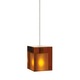 Freejack Cube Pendant - Chrome / Amber Freejack Cube Pendant - Chrome / Amber