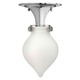 Congress 3145 Foyer Flush Mount - Chrome / Opal