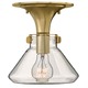 Congress 3146 Foyer Flush Mount - Brushed Caramel / Clear Congress 3146 Foyer Flush Mount - Brushed Caramel / Clear