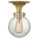Congress 3149 Foyer Flush Mount - Brushed Caramel / Clear Congress 3149 Foyer Flush Mount - Brushed Caramel / Clear