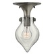 Congress 3151 Foyer Flush Mount - Antique Nickel / Clear Congress 3151 Foyer Flush Mount - Antique Nickel / Clear