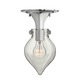 Congress 3151 Foyer Flush Mount - Chrome / Clear Congress 3151 Foyer Flush Mount - Chrome / Clear
