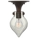 Congress 3151 Foyer Flush Mount - Oil Rubbed Bronze / Clear Congress 3151 Foyer Flush Mount - Oil Rubbed Bronze / Clear
