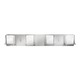 Lola Bath Light - Brushed Nickel / Etched Glass