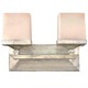 San Simeon Wall Sconce - Silver Leaf / 