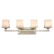 San Simeon Wall Sconce - Silver Leaf / 