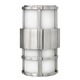 Saturn Exterior Wall Sconce - Stainless Steel / Etched Opal Saturn Exterior Wall Sconce - Stainless Steel / Etched Opal
