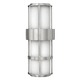 Saturn Exterior Wall Sconce - Stainless Steel / Etched Opal Saturn Exterior Wall Sconce - Stainless Steel / Etched Opal
