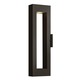 Atlantis Exterior Wall Sconce - Satin Black / Etched Glass Atlantis Exterior Wall Sconce - Satin Black / Etched Glass