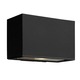 Atlantis Up/Down Exterior Wall Sconce - Satin Black / Etched Glass Atlantis Up/Down Exterior Wall Sconce - Satin Black / Etched Glass