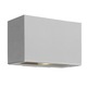 Atlantis Up/Down Exterior Wall Sconce - Titanium / Etched Glass Atlantis Up/Down Exterior Wall Sconce - Titanium / Etched Glass
