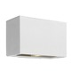 Atlantis Outdoor Wall Sconce - Satin White / Etched Glass Atlantis Outdoor Wall Sconce - Satin White / Etched Glass