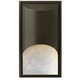 Cascade Exterior Wall Sconce - Bronze / Alabaster