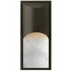 Cascade Exterior Wall Sconce - Bronze / Alabaster
