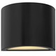 Luna Mini Pocket Outdoor Downlight - Satin Black / Etched Glass