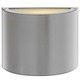 Luna Mini Pocket Outdoor Up/Down Light - Titanium / Etched Glass